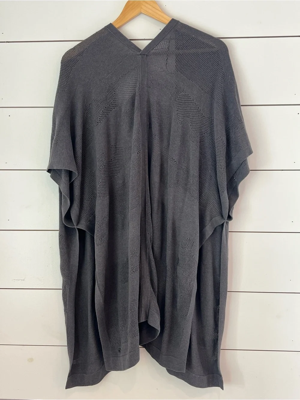lululemon‎ athletica Open Knit Cardigan in Charcoal